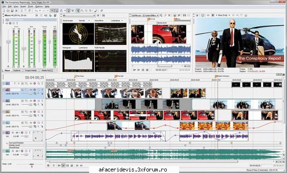 sony vegas pro v8.0 build 144 precise editing toolsedit video with mouse and keyboard trimming, and