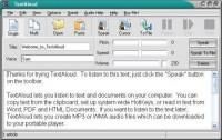 textaloud v2.255 

info: 
textaloud is software that uses voice synthesis to create spoken audio