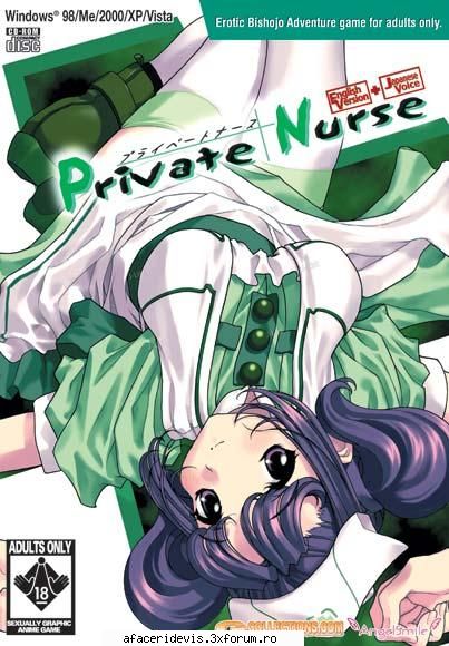 private nurse bishoujo love sim game. the version features the original japanese voices along with