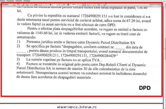 dpd cei mai mari tepari! pierd colete vaoare 500 euro pierdut sase colete piese valoare totala 2000