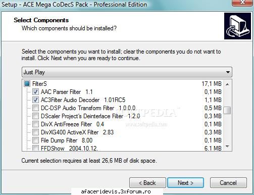 ace mega codecs pack 6.03 
this is the lastest and greatest release of famous ace mega codecs