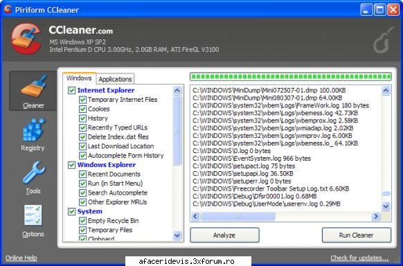 CCleaner v Final - CCleaner v Final Info: Program Summary: CCleaner - download free soft