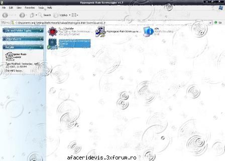 Hypnogenic Rain Screensaver v1.7 - Hypnogenic Rain Screensaver is a relaxing - download free soft