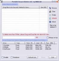 Portable Secure Deleter v4.5 - Portable Secure Deleter v4.5 Info: Sterge - download free soft