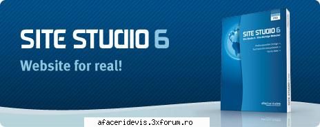 Site Studio 6 - Professionall design With Site Studio Pro you can - download free soft