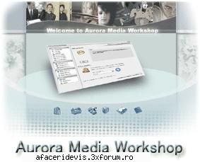aurora media workshop v3.3.43 aurora media workshop program that includes all the media tools, all